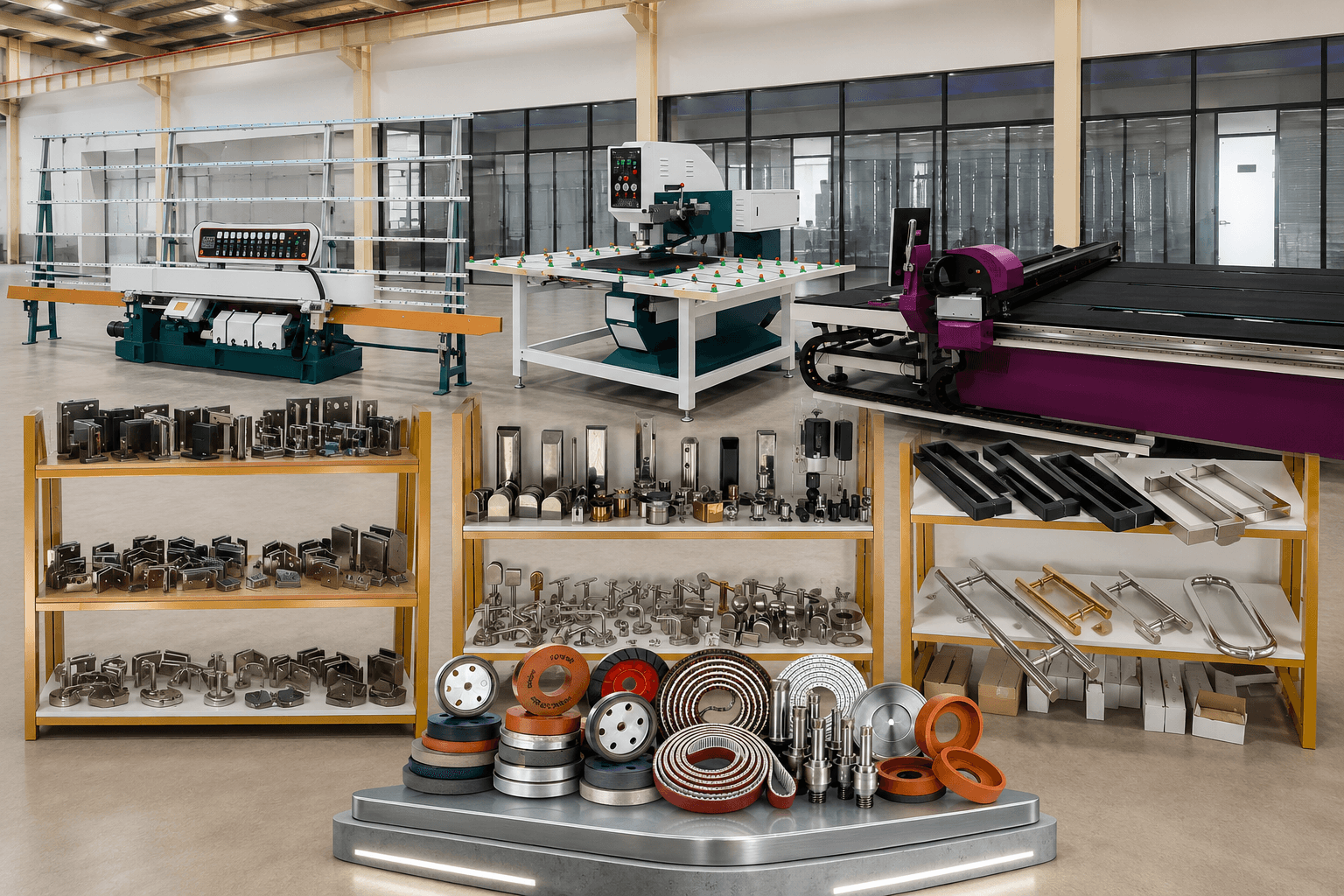 Hardware and glass products